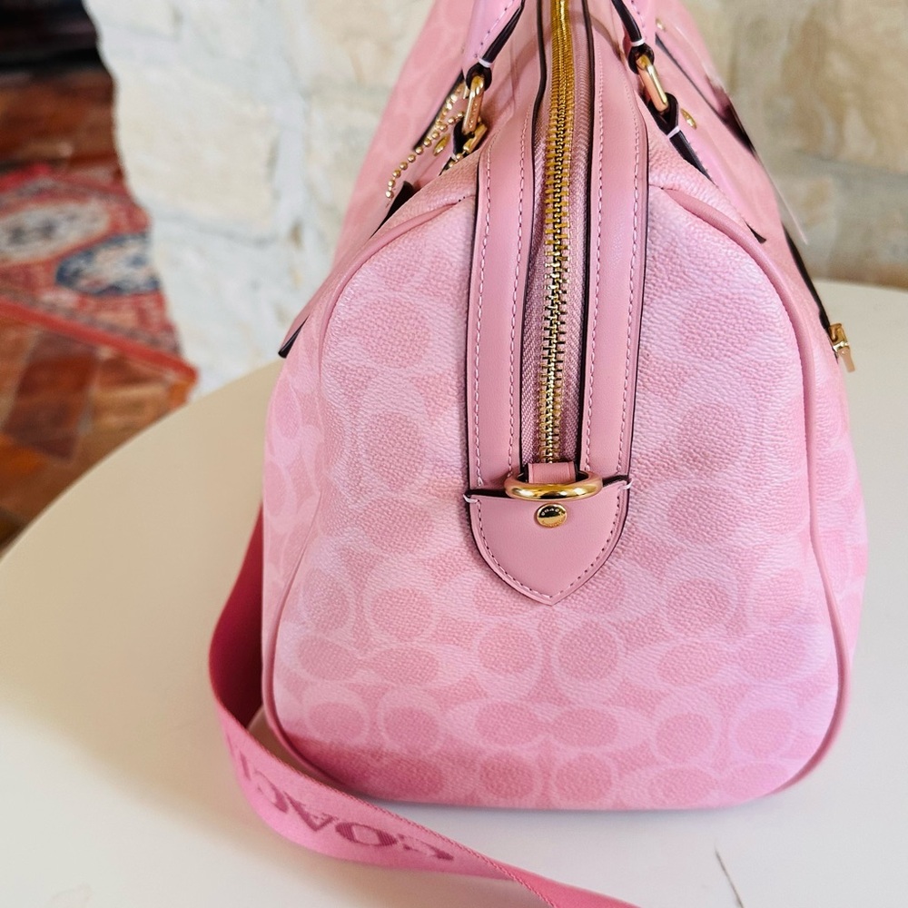 Coach large Rowan satchel  Pink Satchel and Wallet Set - Picture 6 of 16
